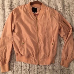 Light pink bomber jacket